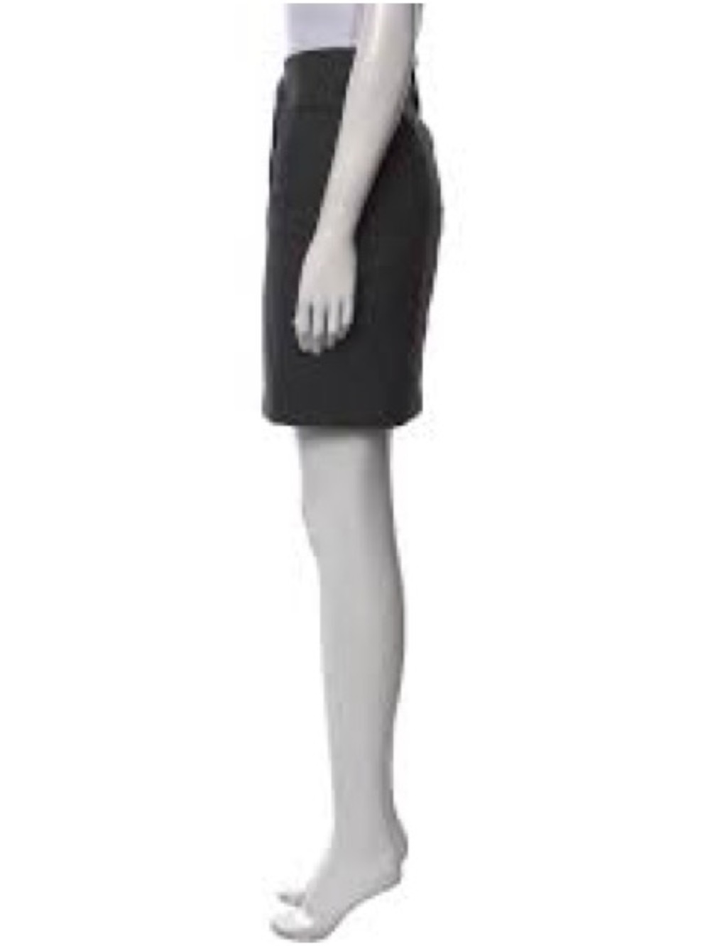 ALEXANDER MCQUEEN Pencil wool black skirt !